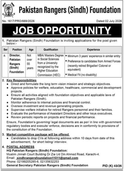 Pakistan ranger Sindh
